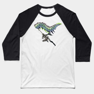 Genji Dragon Dance Baseball T-Shirt